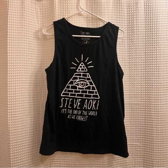 Steve Aoki Dim Mak Black Tank Top circa 2012 | Adult Medium - Picture 1 of 3